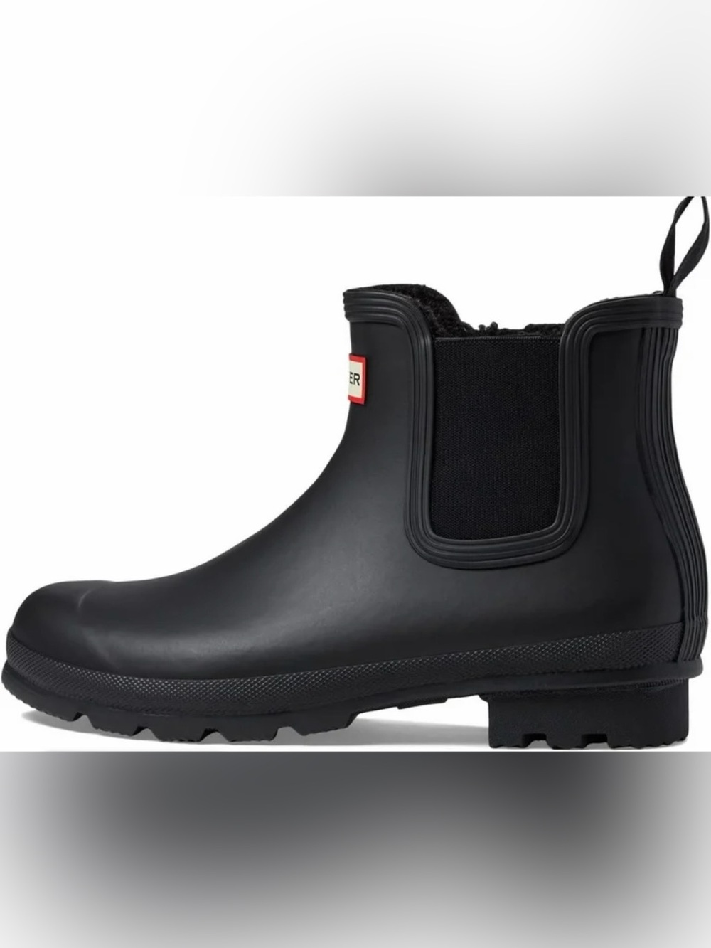 Hunter Men’s Matte Black Chelsea Rain Boot